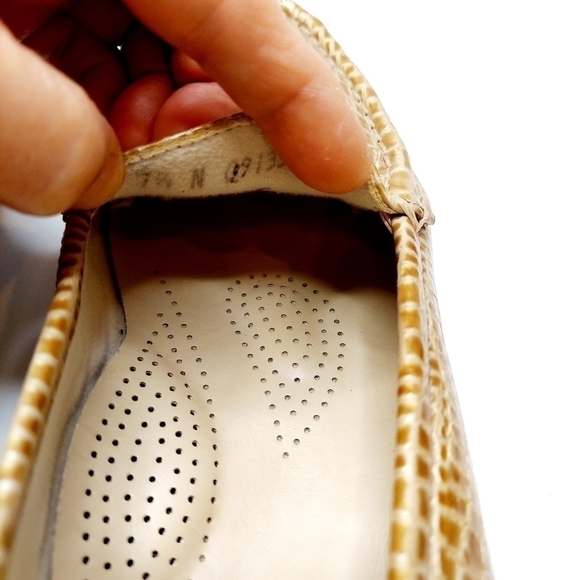 SAS Tripad Flats Loafer Slip-On Shoe 7.5 N Faux Snakeskin Made in USA Comfort - Picture 9 of 10